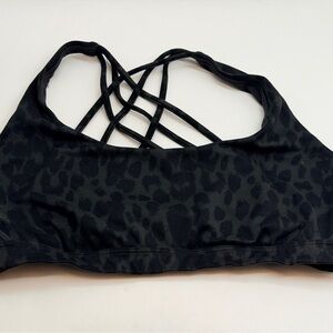 Victoria's Secret Black Leopard Sports Bra